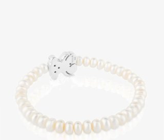 ( NUEVA ) Pulsera Tous Perlas Cultivadas Plata
