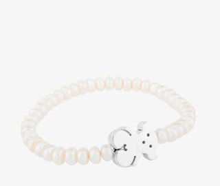 ( NUEVA ) Pulsera Tous Perlas Cultivadas Plata