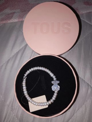 ( NUEVA ) Pulsera Tous Perlas Cultivadas Plata