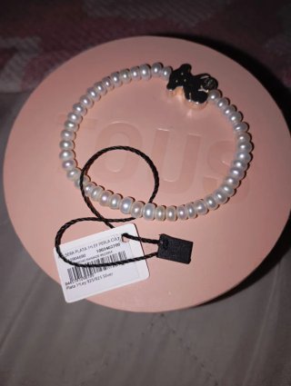 ( NUEVA ) Pulsera Tous Perlas Cultivadas Plata