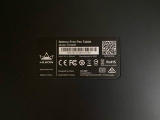 Tableta Gráfica Huion H1060P Negra