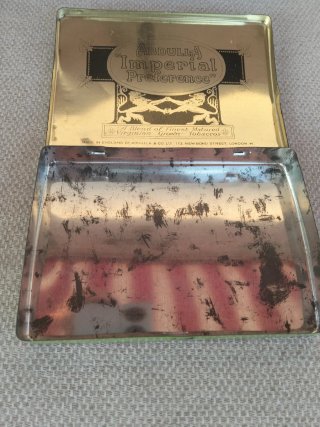 Caja Metálica Antigua Tabaco Inglés Abdulla