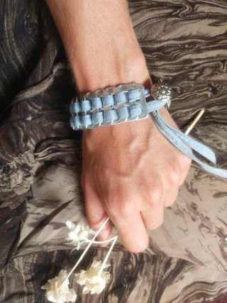 Pulsera Y2K hippie chic hecha a mano