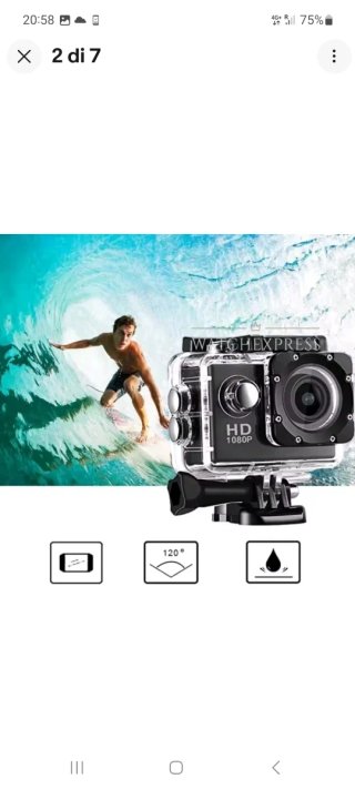 TELECAMERA 4K SPORT WIFI ACTION ULTRA HD 16mp Suba