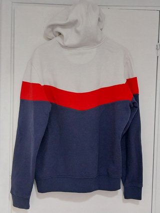Sudadera tricolor con capucha Ellesse, Talla XL