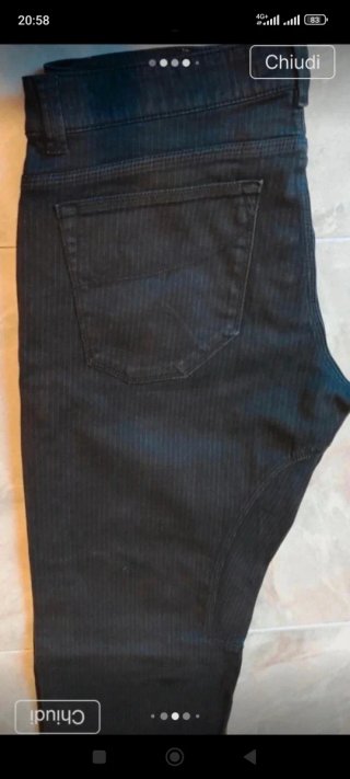 Pantaloni uomo marroni taglia 34