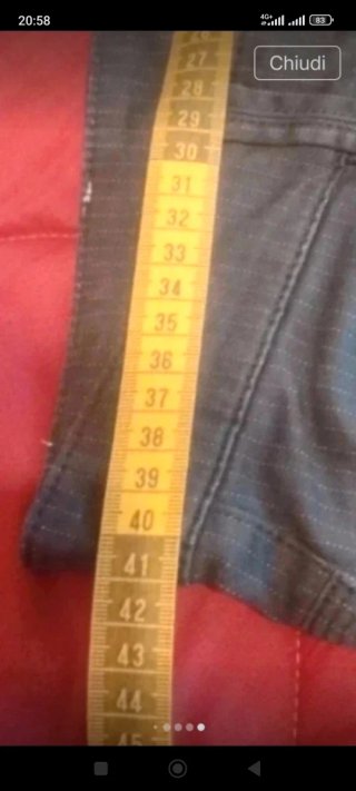 Pantaloni uomo marroni taglia 34