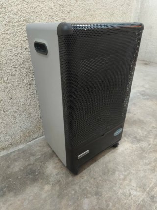 Estufa de Gas Llama Azul Negra