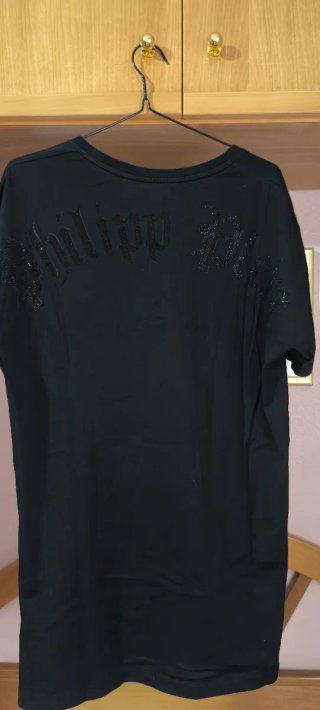Camiseta Philipp Plein Negra Talla XL