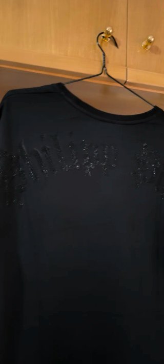 Camiseta Philipp Plein Negra Talla XL