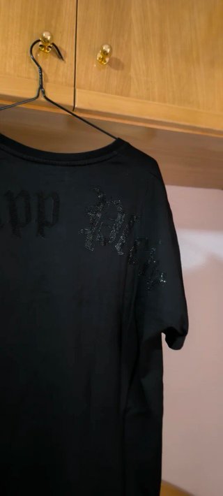 Camiseta Philipp Plein Negra Talla XL