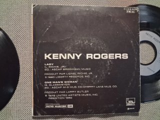 Kenny Rogers lote 4 vinilos 7" 45 rpm