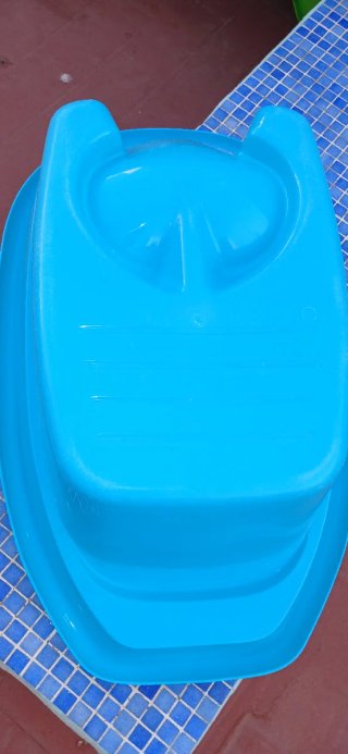 Bañera bebé azul