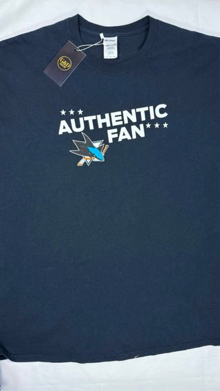 T-Shirt San Jose Sharks Authentic Fan NHL XL