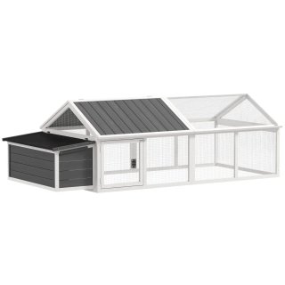 Gallinero Exterior Madera 240x112.5x76 cm
