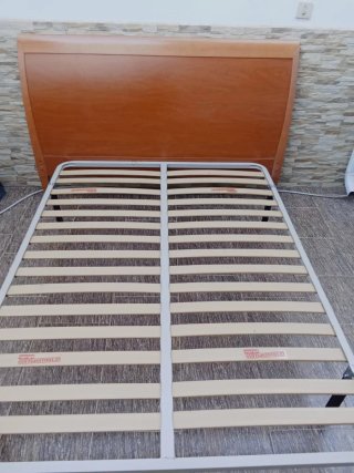 Somier Pikolin 135x182 con patas y cabecero