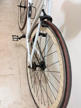 Bicicleta Piñón Fijo Blanca