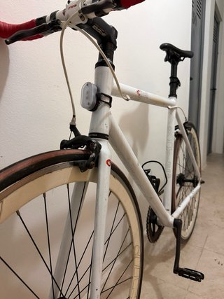Bicicleta Piñón Fijo Blanca