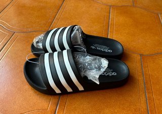 Ciabatte Adidas Taglia 40 Nere e Bianche
