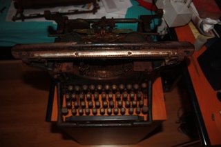 Máquina de escribir Underwood antigua