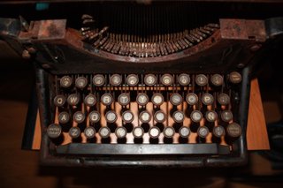 Máquina de escribir Underwood antigua