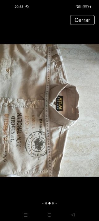 Camisa Atlas for Men Beige