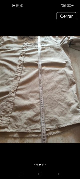 Camisa Atlas for Men Beige