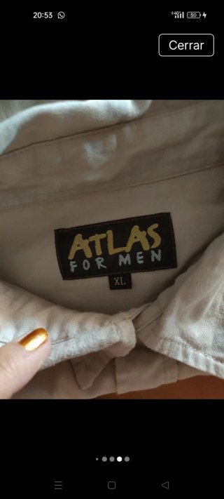 Camisa Atlas for Men Beige