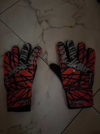 Guantes de portero Kipsta Naranja y Amarillo