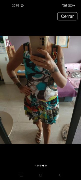 Vestido vintage estampado de heine