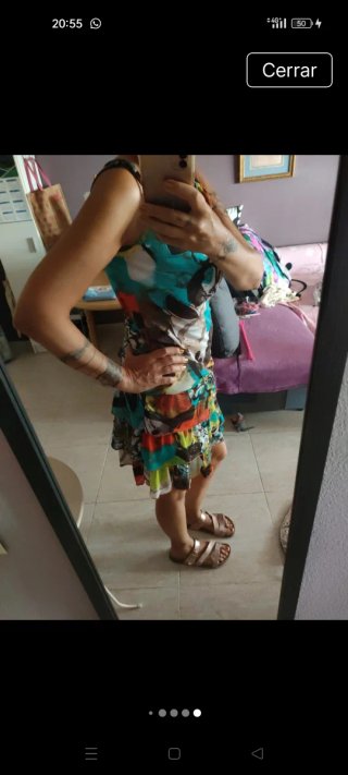 Vestido vintage estampado de heine