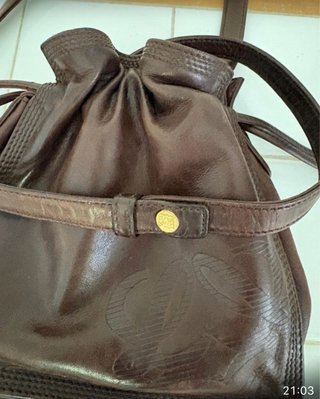 Bolso Loewe Flamenco Marrón