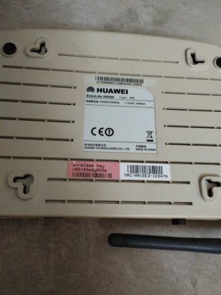 Router Huawei EchoLife HG520 + Cavo Alimentazione