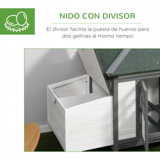 Gallinero Exterior Madera y Metal