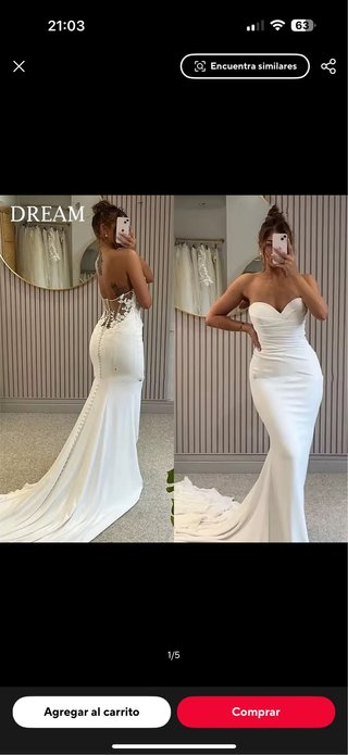 Vestido de Novia Sirena con Encaje