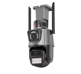 DOPPIA TELECAMERA WiFi IP CAM PTZ  Camera Dome WIR