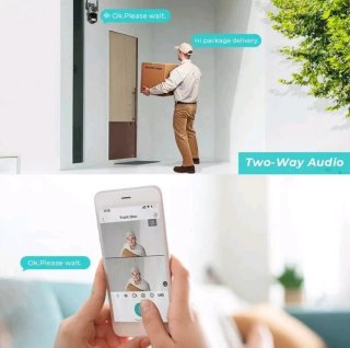 DOPPIA TELECAMERA WiFi IP CAM PTZ  Camera Dome WIR