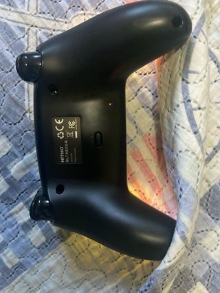Mando Nintendo Negro con Diseño