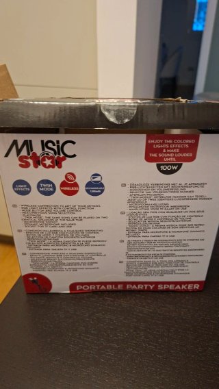 Cassa Karaoke Bluetooth Music Star