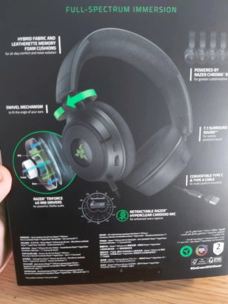 Razer Kraken X V4 Auriculares Gaming