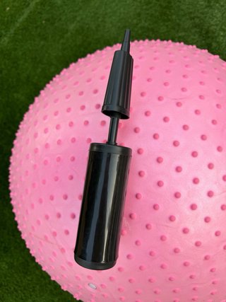 Pelota Yoga Hinchable Rosa con Bomba