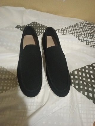 Mocasines ante hombre clásicos negros nuevos
