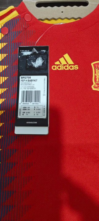 Equipación Oficial Adidas Selección Española Bebé