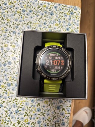 Reloj Garmin Fenix 5X Sapphire Plata/Amarillo