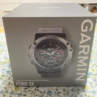 Reloj Garmin Fenix 5X Sapphire Plata/Amarillo