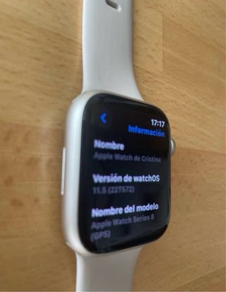 Apple Watch Series 8 GPS Argento Batteria 80%