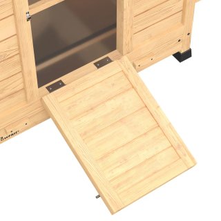 Gallinero Madera Exterior con 2 Nidos