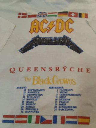 Camiseta Vintage Monsters of Rock 1991