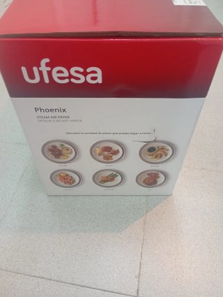 Freidora de aire Ufesa Phoenix con vapor 6 litros
