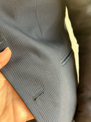 Traje Zara Azul Marino Verano